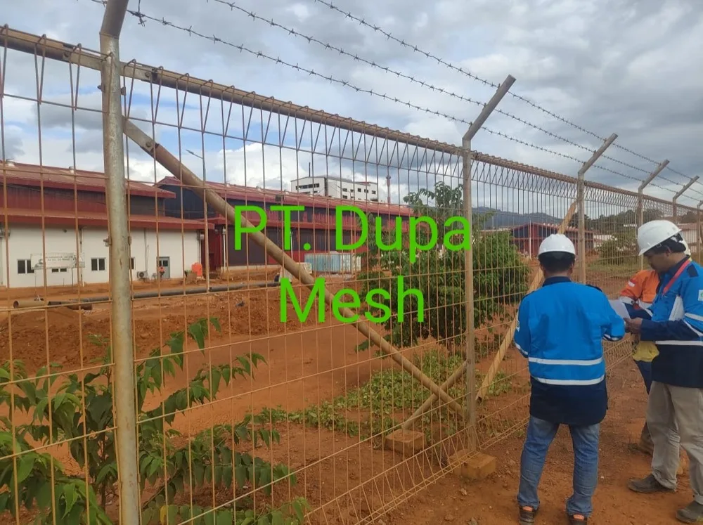 Instalasi Pagar BRC di Klien Dupa Mesh