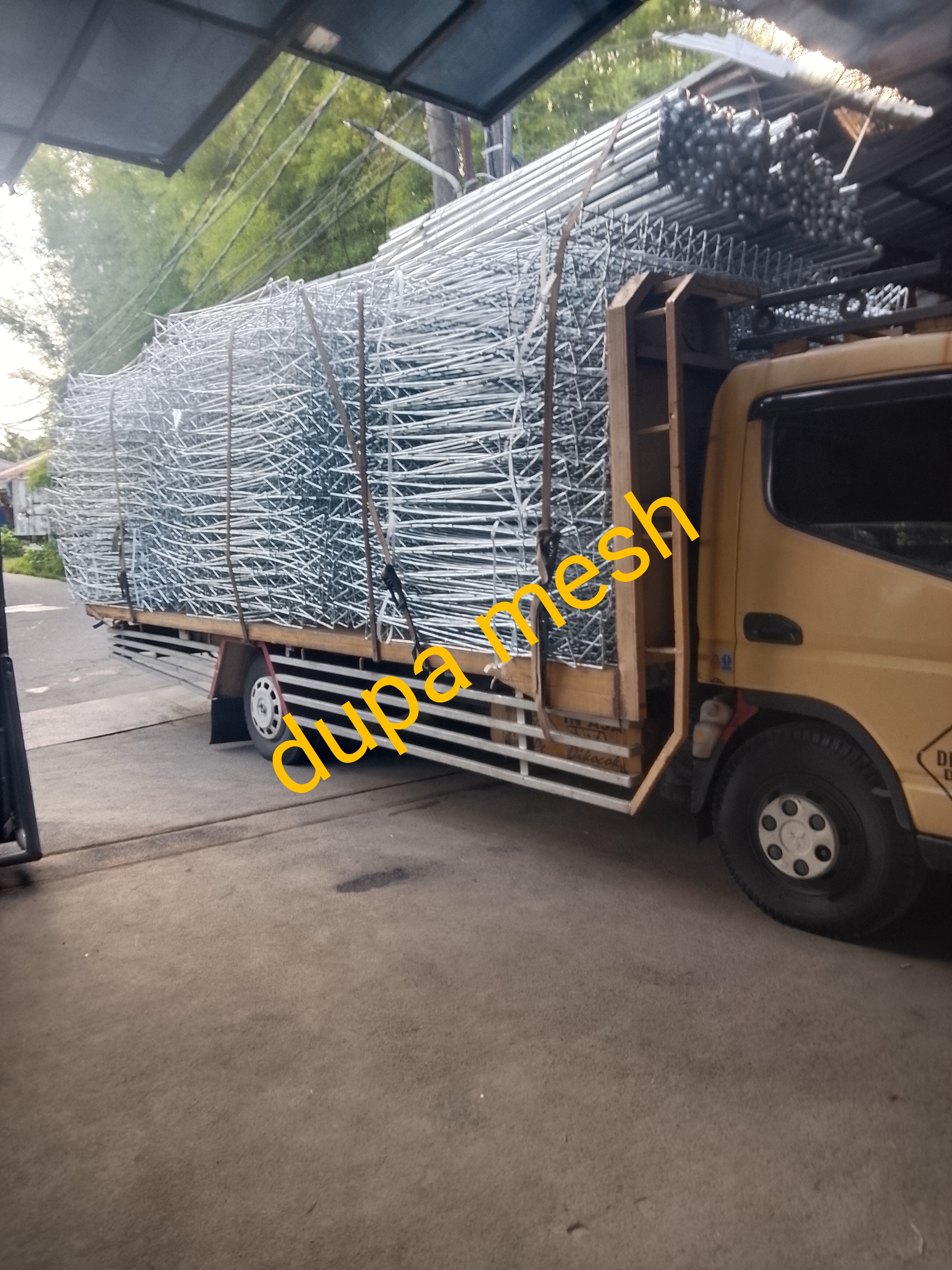 Pagar BRC T. 240 Cm x 240 Cm - 7 mm Hotdep Galvanis